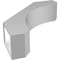 Ekena Millwork 6-in. W x 22-in. D x 26-in. H Legacy Architectural Grade PVC Knee Brace BRCP06X22X26LEC - alternate 6